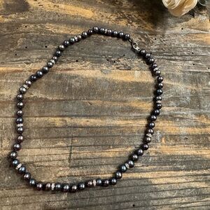 Danbury Mint Midnight Spell Pearl Necklace